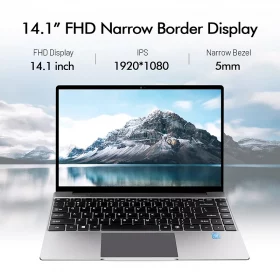 14-inch 15.6 Inch Gaming Laptops Low-Cost Intel Celeron J4105 8+128GB SSD Fingerprint Recognition Quad Core Intel Processor US Plug - Image 5
